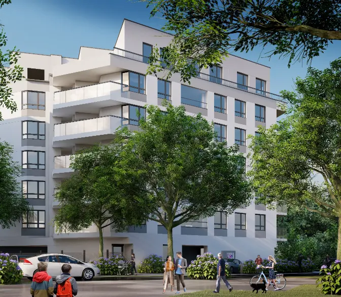 Wizualizacja budynku mieszkalnego